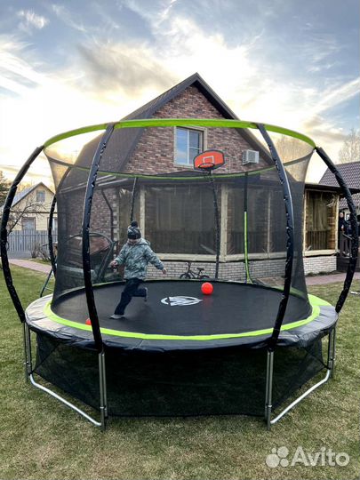 Батут с сеткой Jump Power 8 Ft Pro Inside Basket