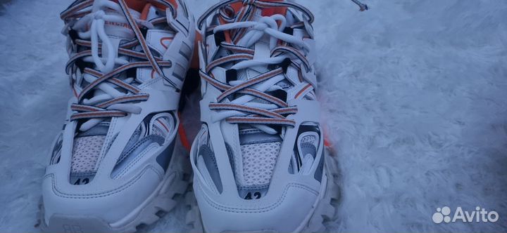 Balenciaga track white orange