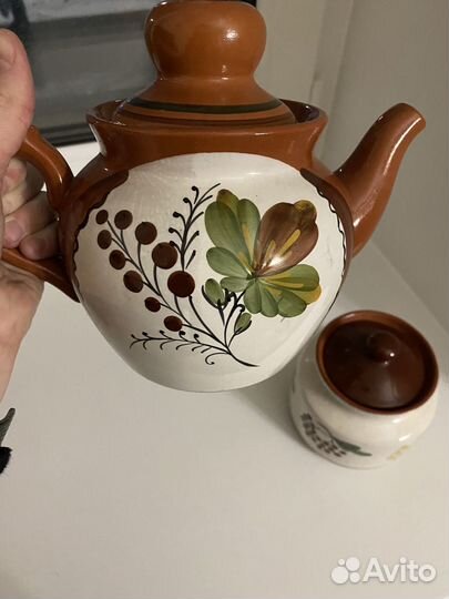 Заварочный чайник и сахарница СССР