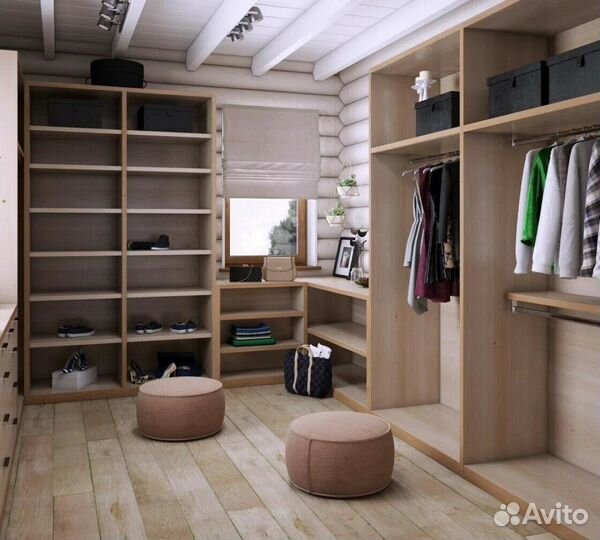 Гардеробные готовые