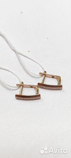 Золотые серьги