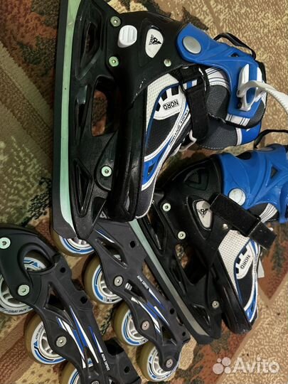 Коньки ролики 2 в 1