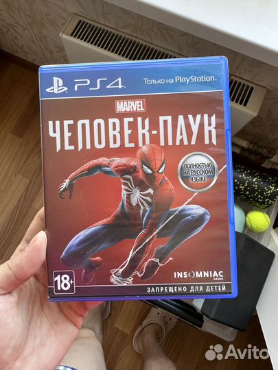 Диск Человек Паук Marvel PS4 (идеальное состояние)