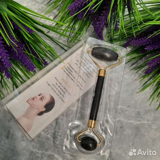 Роликовые массажёры из камня, скребок Гуаша