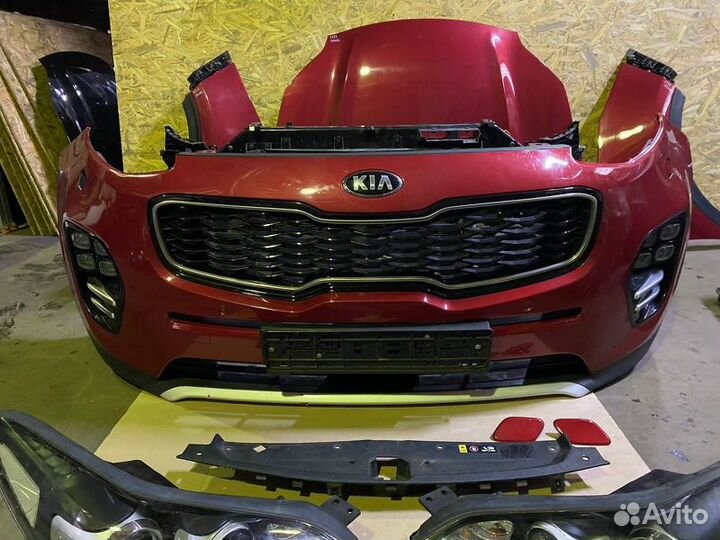 Ноускат морда в сборе Kia Sportage 4 G 2015-2018