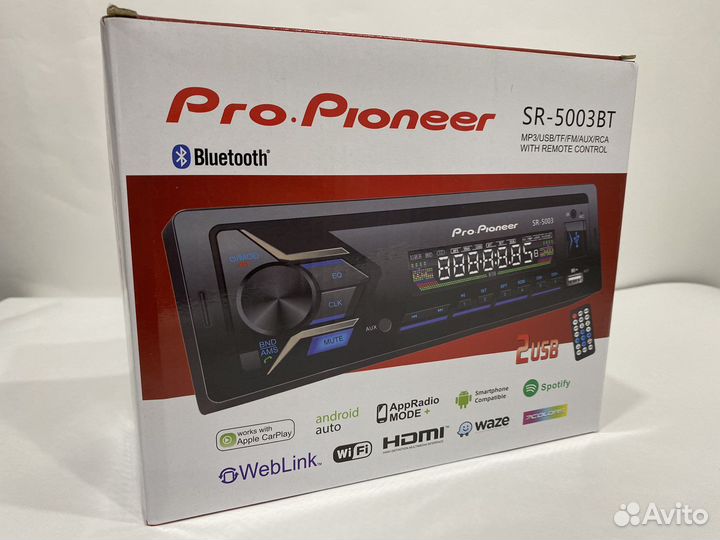 Магнитола pioneer с блютусом