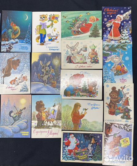 Ретро Открытки СССР Зарубин В. чистые