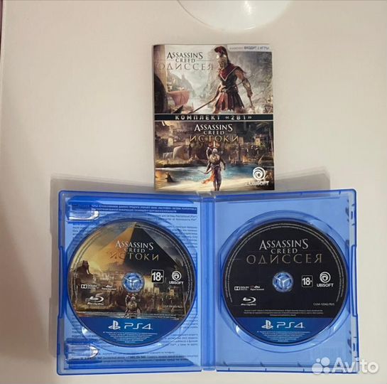 Assasins creed odyssey + origins ps4