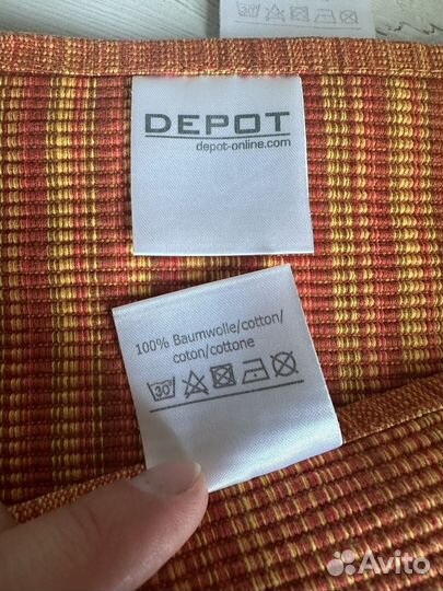 Тканевые салфетки подложки под тарелку хлопковые