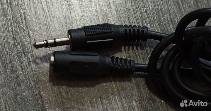 Кабель удлинительный 3.5 mm jack (розетка - вилка)