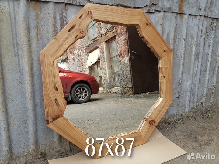 В наличии зеркало из слэба карагача