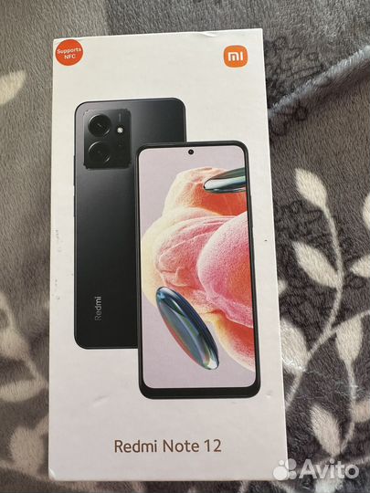 Телефон Xiaomi redmi note 12 4/128GB Onyx Gray