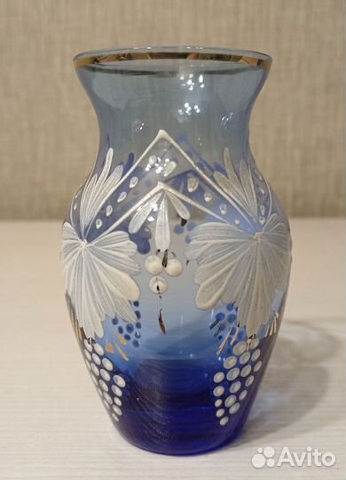 Ваза СССР, эмаль, позолота