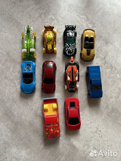 Машинки хот вилс hot wheels 10шт