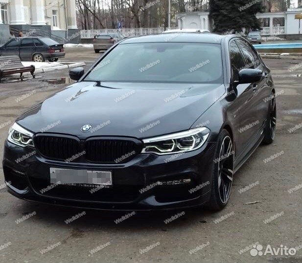 Обвес BMW 5 G30 дорест со спойлером черный глянец