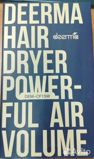 Фен для волос Xiaomi deerma DEM-CF15W