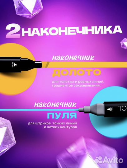 Маркеры для скетчинга 80 шт