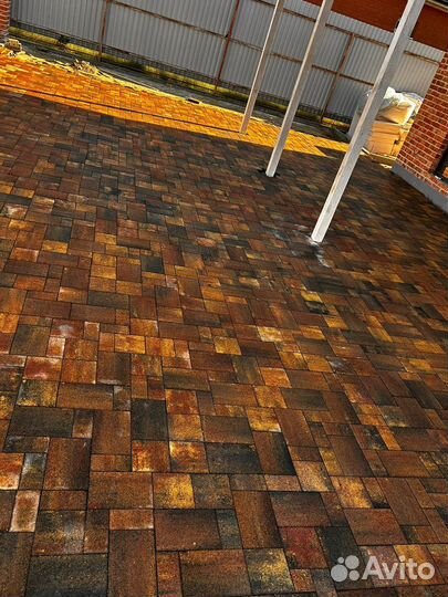 Укладка тротуарной плитки