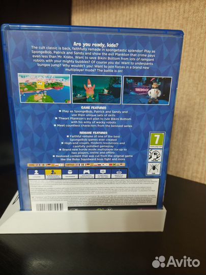 PS4 Губка Боб / SpongeBob SquarePants: Battle For