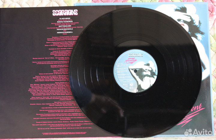 Scorpions Savage Amusement виниловая пластинка