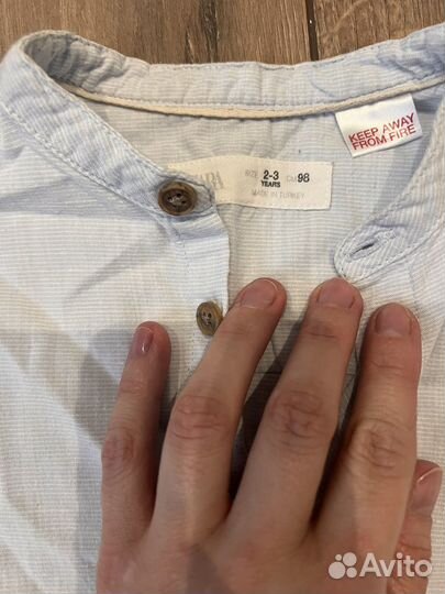 Рубашки детскте zara