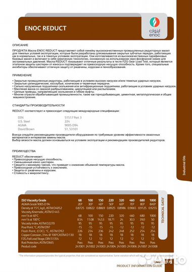 Масло редукторное 220 Минеральное