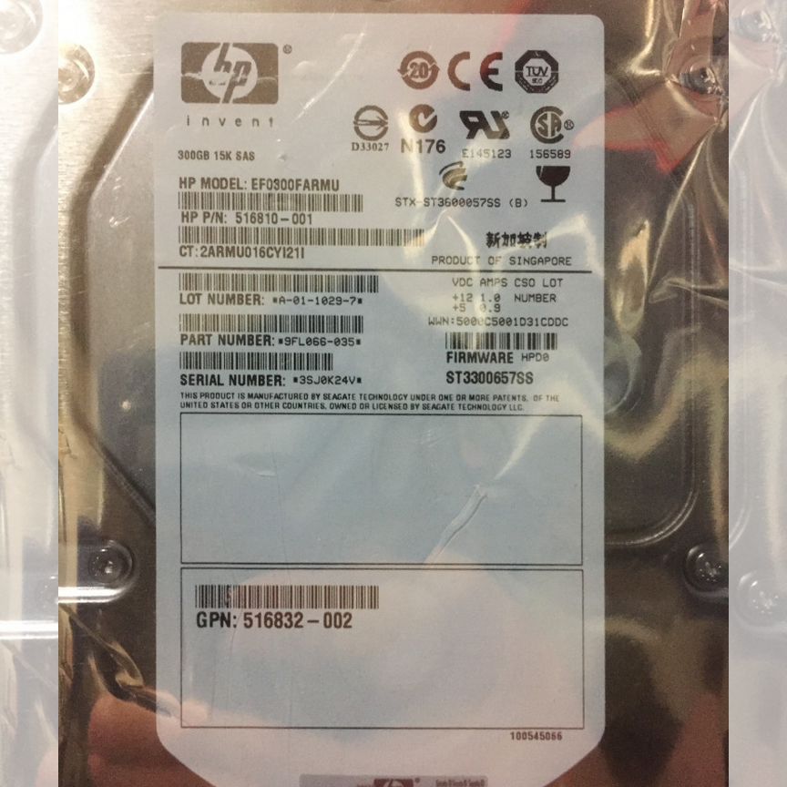 [ST3300657SS] Жесткий Диск 300gb 15k Sas 3.5" St3300657ss