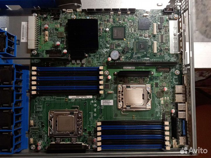 Материнская плата с процессором Xeon e5620x2