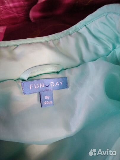 Куртка пиджак стеганая на девочку Funday 140