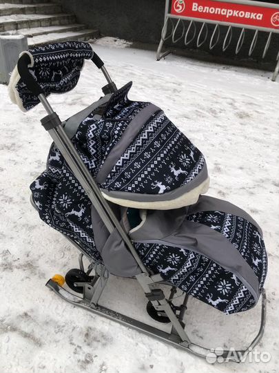 Санки-коляска