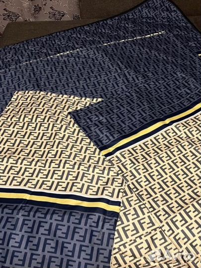 Постельное белье евро с одеялом