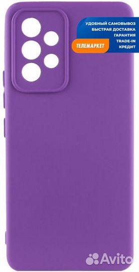 Накладка силикон для Samsung Galaxy A73 Фиолетовый