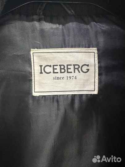 Кожаная куртка мужская iceberg