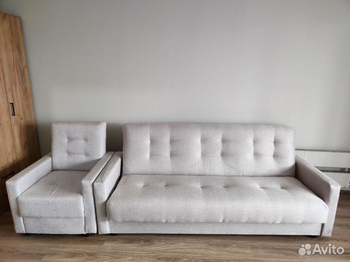 Комплект мягкой мебели Милан бежевый