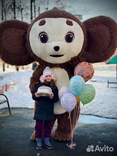 Ростовая кукла. Белый мишка,Чебурашка,Розовое чудо