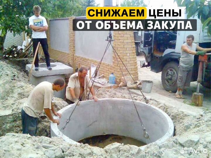 Кольцо колодца стеновое / жби элементы колодца