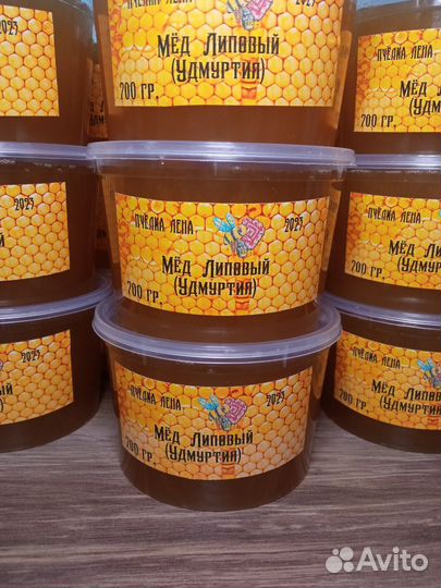 Липовый мед. Сбор Удмуртия, вавожский р-н 2023