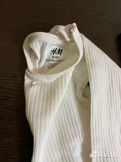 Боди пакетом для девочки 68