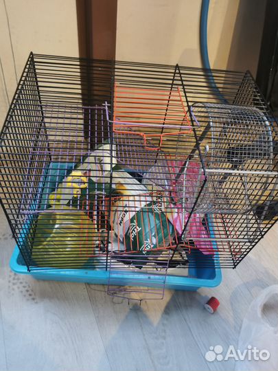 Клетка для хомяка со всем комплектующим