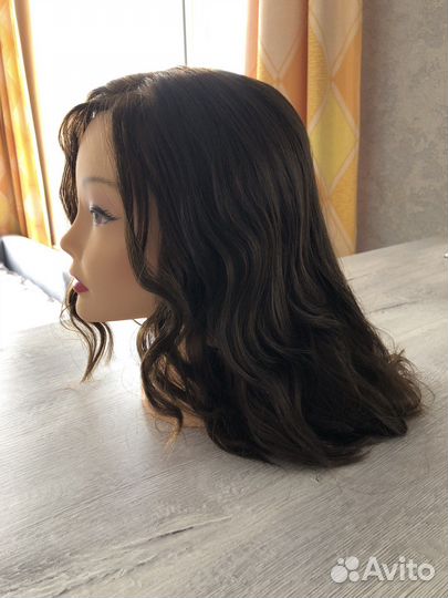 Голова манекен с протеиновыми волосами Dewal