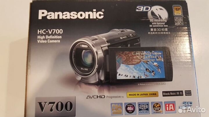Видеокамера panasonic HC-V700