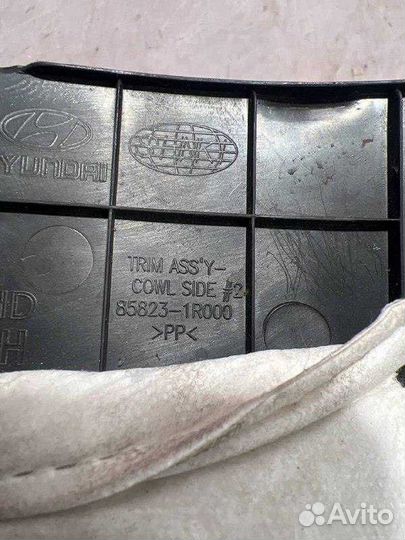 Накладка порога перед лев (внутренняя) hyundai sol