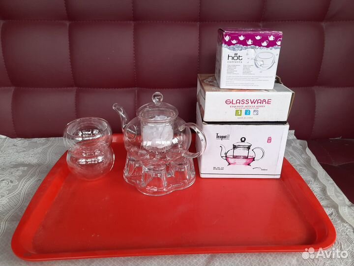 Чайник заварочный с подогревом свечой