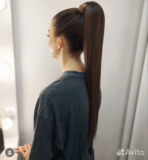 Многоразовый хвост на резинке / шиньон