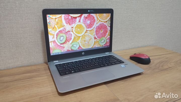 Ноутбук HP (FullHD/i3-7100u/8гб озу/SSD 240)