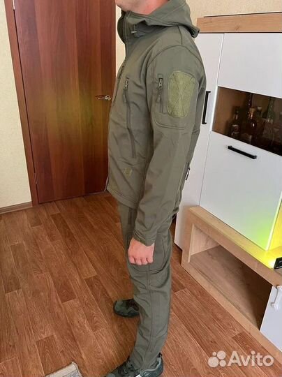 Костюм боевой тактический softshell (олива)