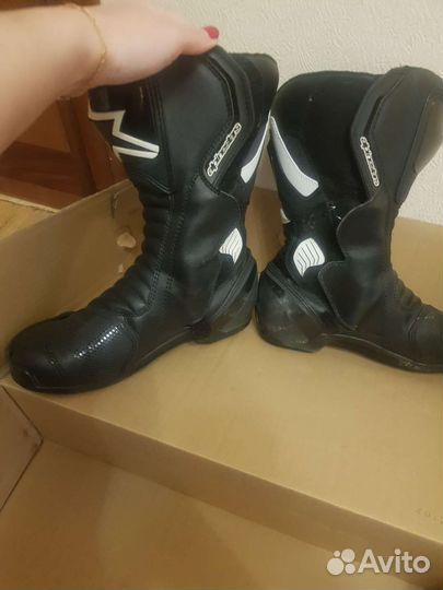 Мотоботы женские alpinestars stella smx-6 v2