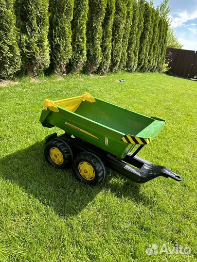 Rolly toys прицеп к педальному трактору