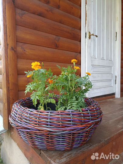 Корзина плетеная