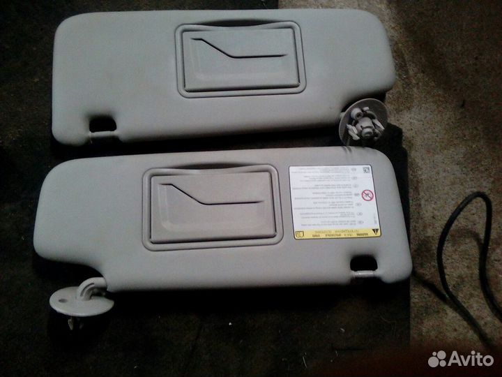 Солнцезащитные козырьки на Chevrolet Aveo T300